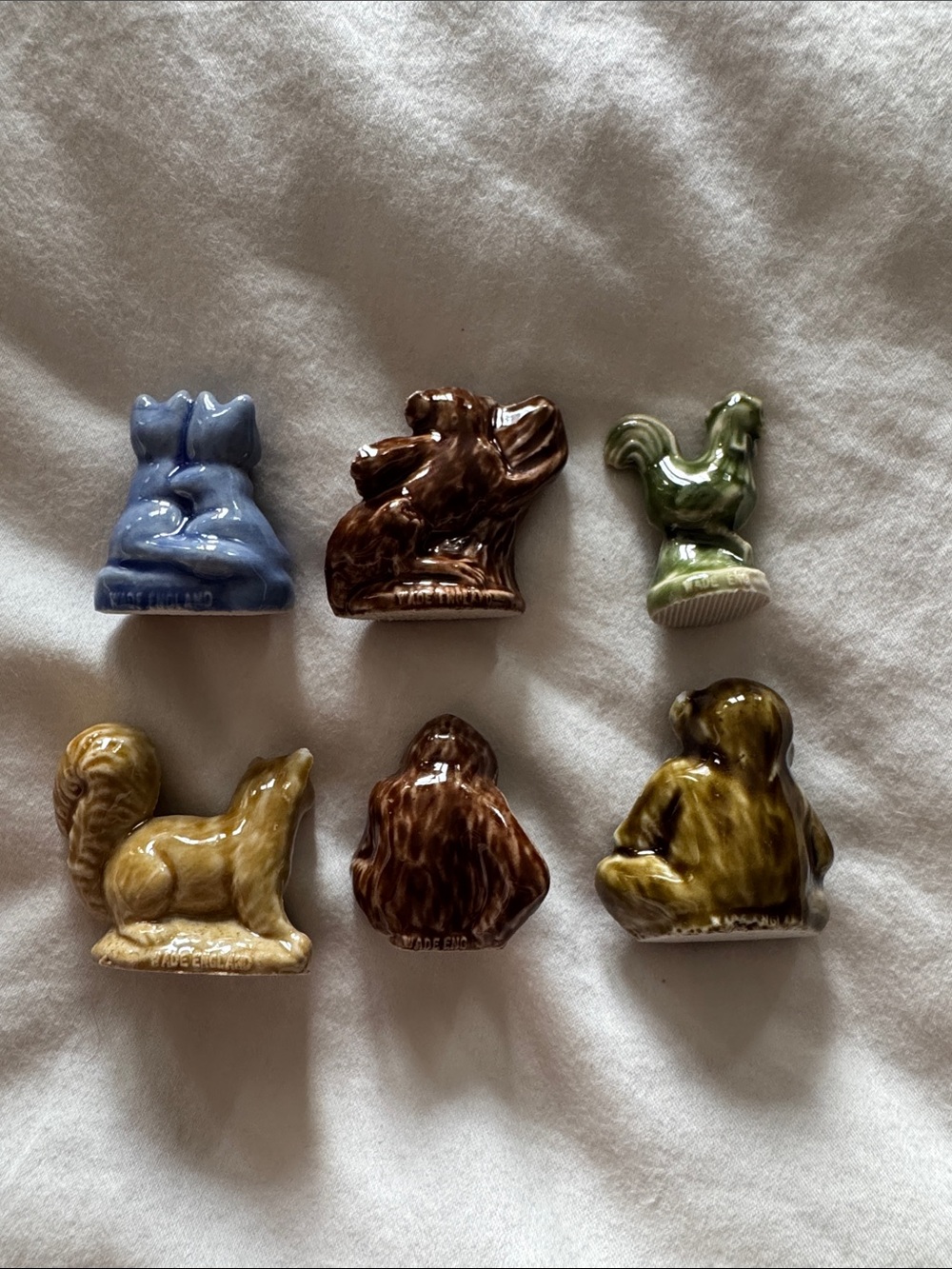 Vintage Wade-style Whimsies, lot of 6 - Picture 4 of 5